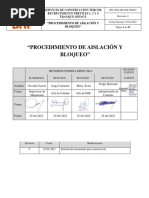 Procedimiento de Aislación y Bloqueo - Aprobado