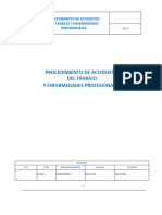 Procedimiento de Accidentes Del Trabajo y Enfermedades Profesionales