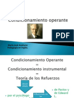 Condicionamiento Operante