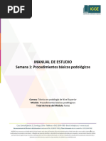 MANUAL 1 Procedimientos Básicos Podológicos