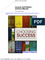 Dwnload Full Choosing Success 2nd Edition Atkinson Solutions Manual PDF