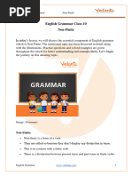 Class 10 English Grammar Ncert Solutions Non Finites