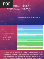 Moral Cívica y Urbanidad Periodo III