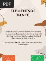 HOPE 3 Lesson 2 Elements of Dances