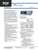 Yokogawa Series IR400 Infrared Gas Analyzer Datasheet