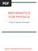 Mathematics For Physics 2023. Chapter 3