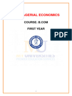 Managerial Economics