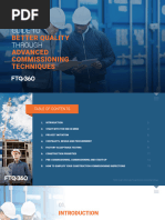 FTQ360 - Guide To Better Quality Through Advanced Commissioning Techniques