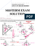 Midterm Examination Solution