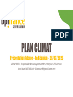 BPI FRANCE - Présentation PLAN CLIMAT