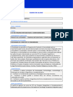 Relatório Final - CST em Terapias Integrativas e Complementares - Projeto de Extensão I - Terapias Integrativas e Complementares