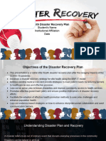 Disaster Recovery Plan Villa Health