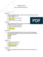 DIARREA CROìNICA - PREGUNTAS