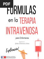 Fórmulas en La Terapia Intravenosa