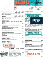 Menu Terrazas