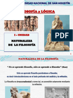 1° U - NATURALEZA de La FILOSOFÍA