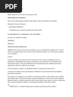 Decreto - 1300 - 1941 - Defensa de Los Bosques - Antecedentes Históricos Sancionatorios