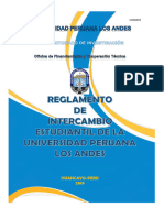 Reglamento de Intercambio Estudiantil