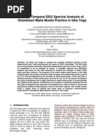 EEG Spectral Analysis of Shambhavi Yoga Practice