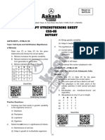 Concept Strengthening Sheet (CSS-05) Based On AIATS-05 (CF+OYM) - Botany