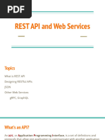 REST API and Web Services