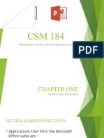 Csm184 Lecture