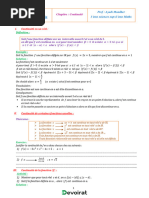 Cours - Math Continuité - 3ème Sciences Exp (2021-2022) MR Ayadi Mondher