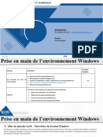 Module1 - Sequence 4 - Prise en Main de L - Environnement Windows