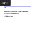 Caso Resolvido L Mapa Fluxos Caixa L Total