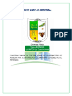 Plan de Manejo Ambiental GGR-Vias Urbanas Gomez Plata