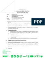 Informe Validacion - Nº01-15 Detector de Metales