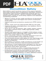 Demolition Safety Tips