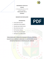 Informe Grupal-Proyecto de Vinculación