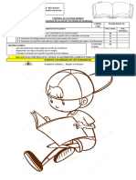 5° - Control de Lectura Cuentos de La Selva