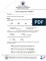 Grade 5 MAPEH Assessment Tool FINAL