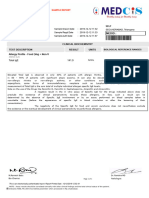 Sample Report Food Allergy Veg and Non Veg