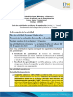 Guía de Actividades y Rúbrica de Evaluación - Unidad 1 - TAREA 2 - Fundamentos de Seguridad