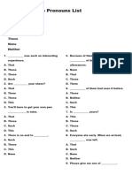 Demonstrative Pronouns