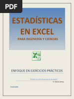 Estadísticas en Excel - para Ingeniería y Ciencias