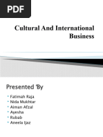 International Business and Culture