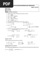 Géneralités Sur Les Fonctions 1S2