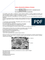 Lista de Exercícios - Recuperação - 2° ANOS