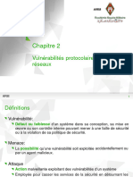 Chapitre 2: Vulnérabilités Réseaux Protocolaires Et Attaques