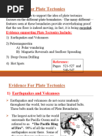 Lesson 6 - Plate Tectonics - Evidence