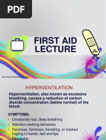 First Aid Lecture