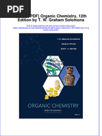 Full Download Ebook Ebook PDF Organic Chemistry 12th Edition by T W Graham Solomons PDF