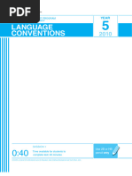 Language Conventions: National Assessment Program Literacy and Numeracy