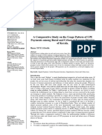 A Comparative Study On The Usage Pattern of Upi Payments Among Rural and Urban at Kannur District of Kerala - 1629806930