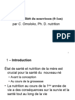 Alimentation Du Nourrisson (0-1an) 3