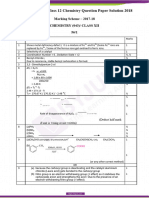 CBSE Class 12 Question Paper Solution 2018 Chemistry Set 1